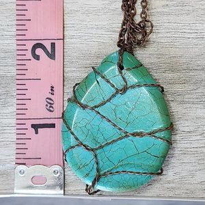 Howlite Pendant Necklace